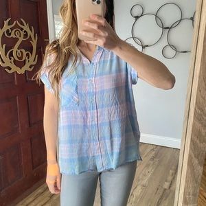 Rails linen button down